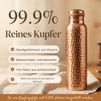 Klara’s Wasserflasche aus reinem Kupfer