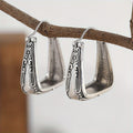 Ethnic Boho Style Geometric Vintage Hoop Earrings