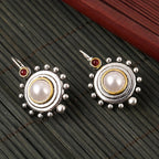 Vintage Pearl Statement Stud Earrings