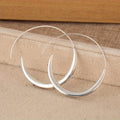 Handcrafted Retro Boho Copper Hoop Earrings