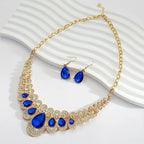 Maevina Zafiros Gold Jewelry Set