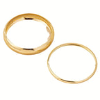 Classic Minimalist Style Polished Bangle Bracelet
