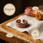Klara’s Blütenblatt Kupferring