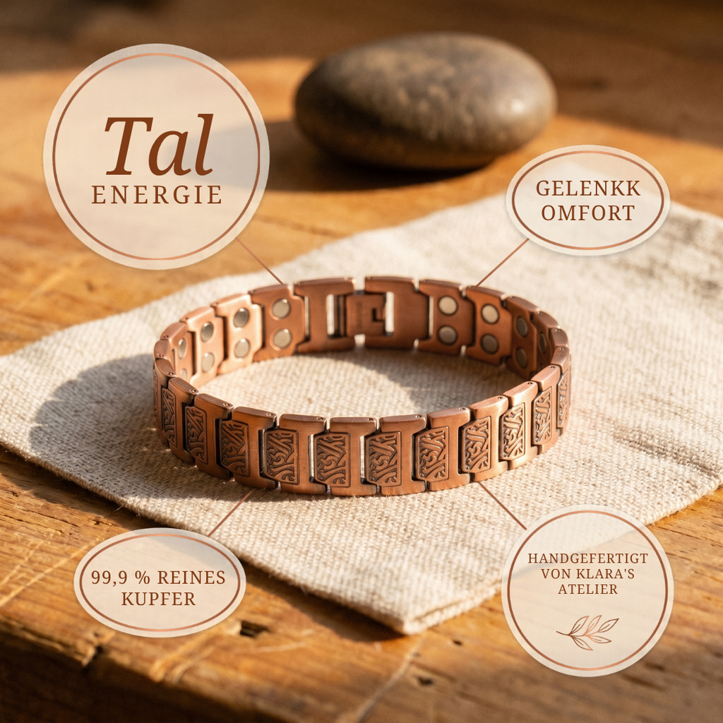Klara’s Glen Herren-Kupferarmband