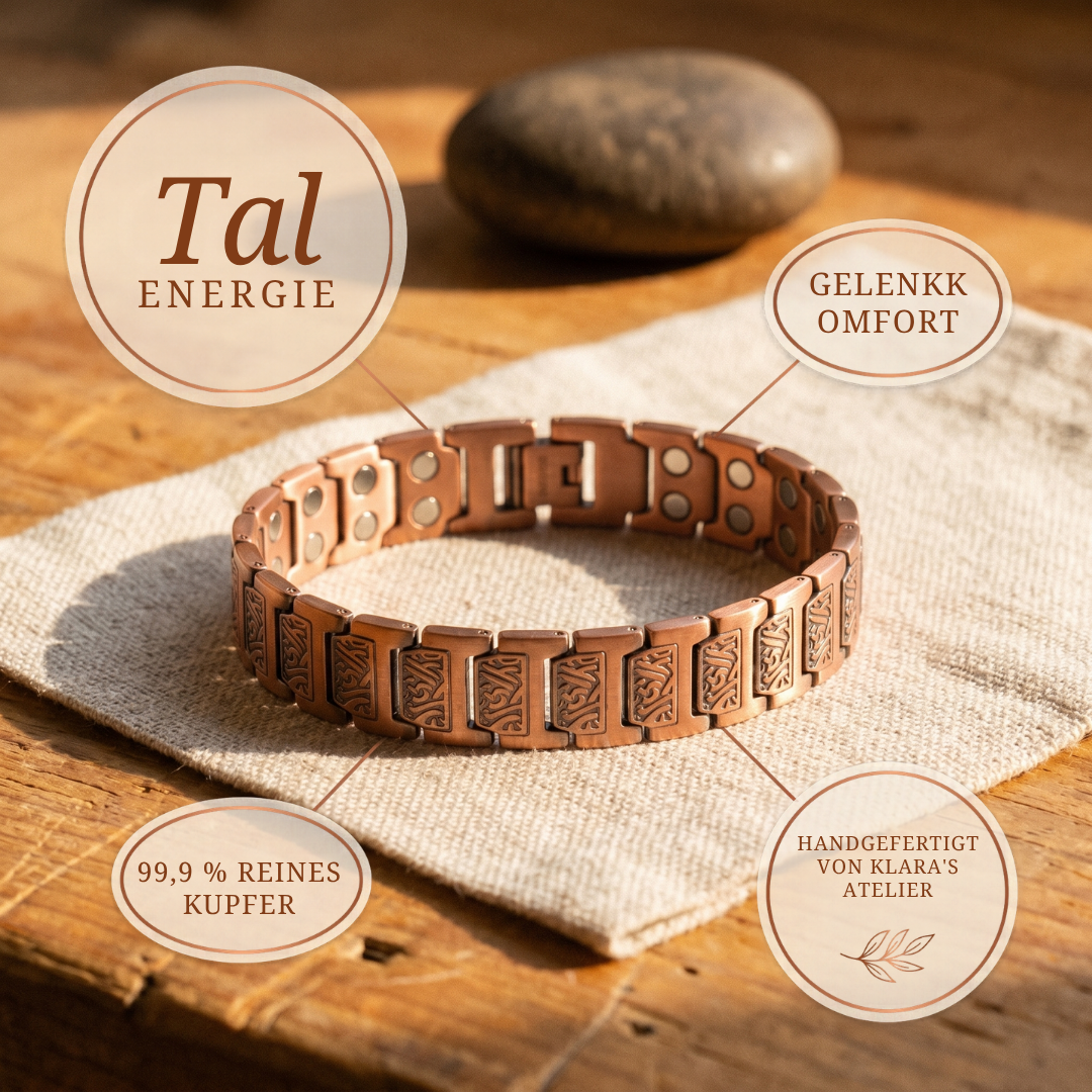 Klara’s Glen Herren-Kupferarmband