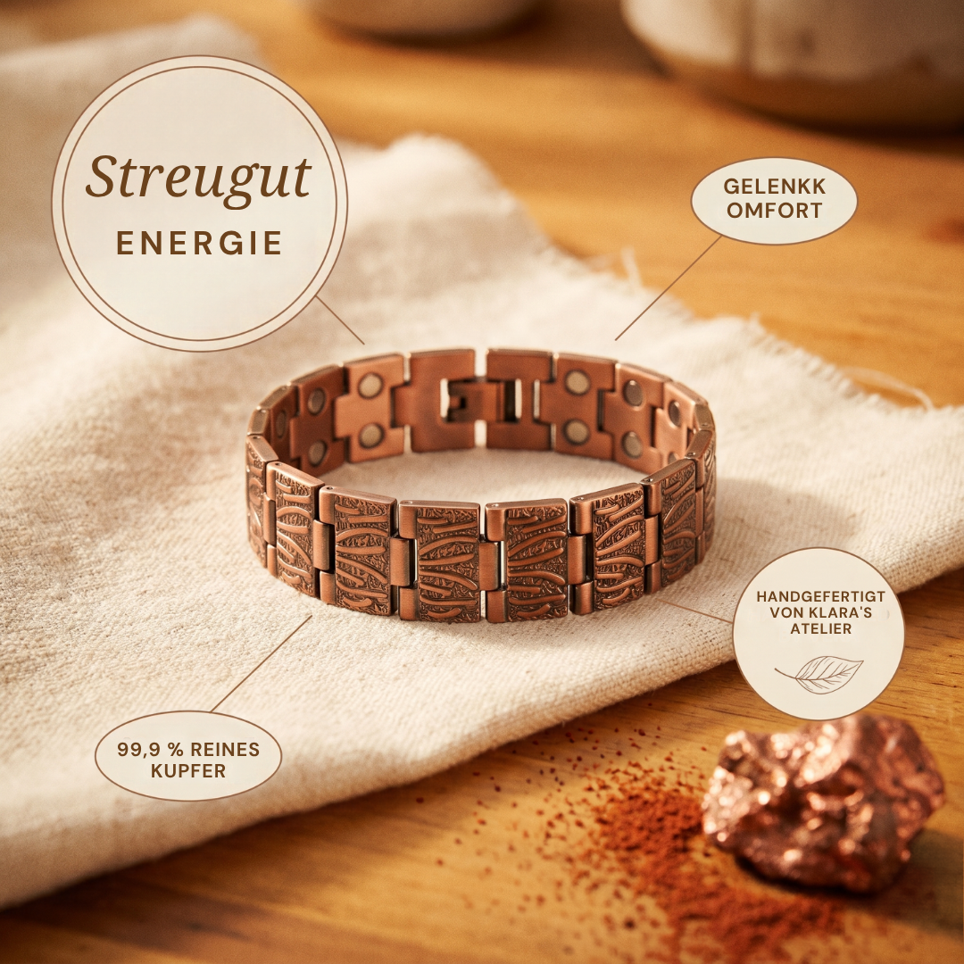 Klara’s Grit Herren-Kupferarmband