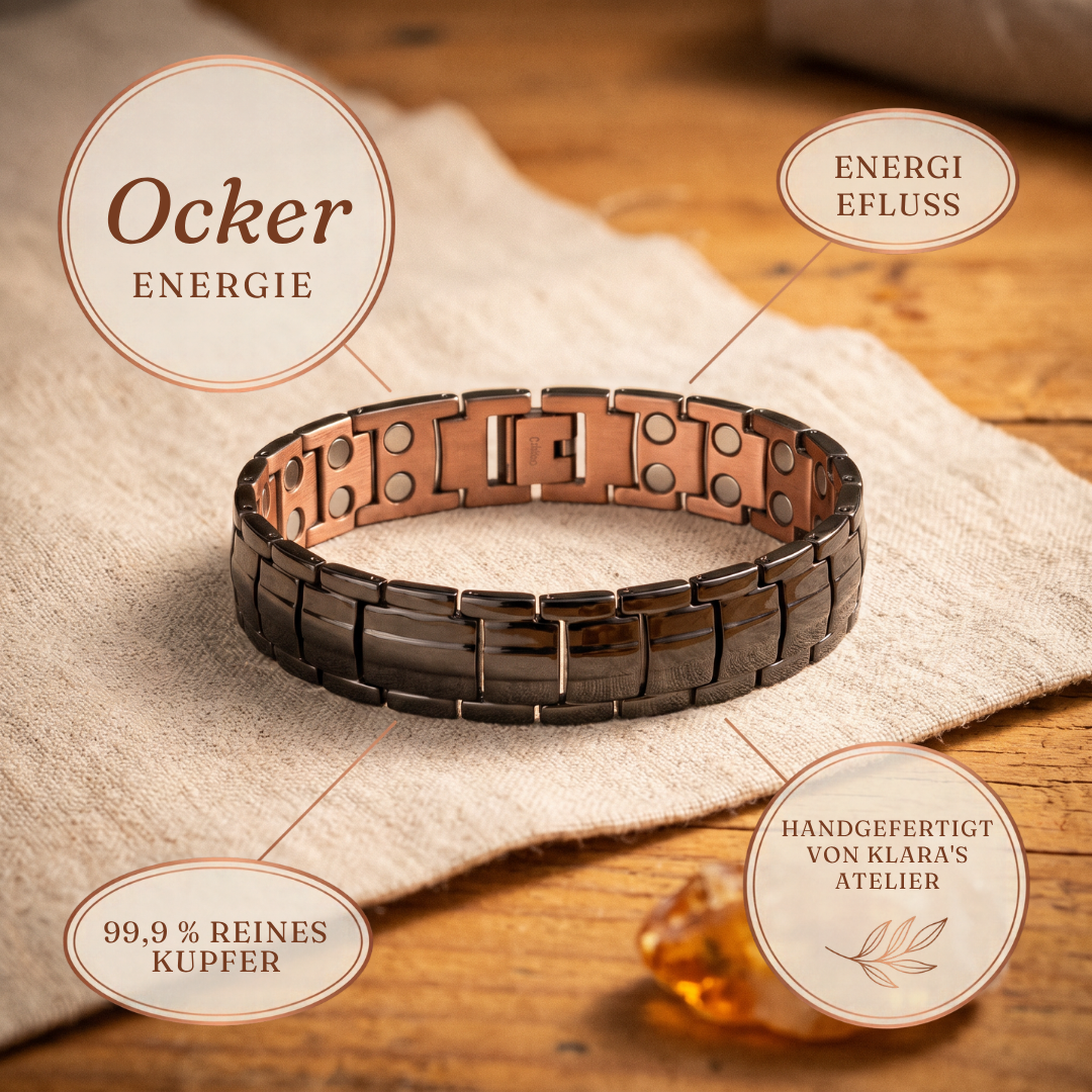 Klara’s Ochre Herren-Kupferarmband
