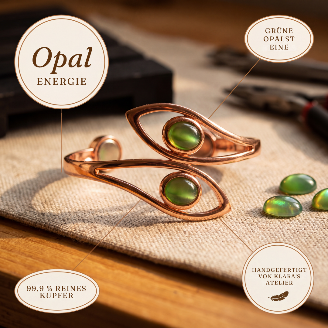 Klara’s Opal Kupferarmband