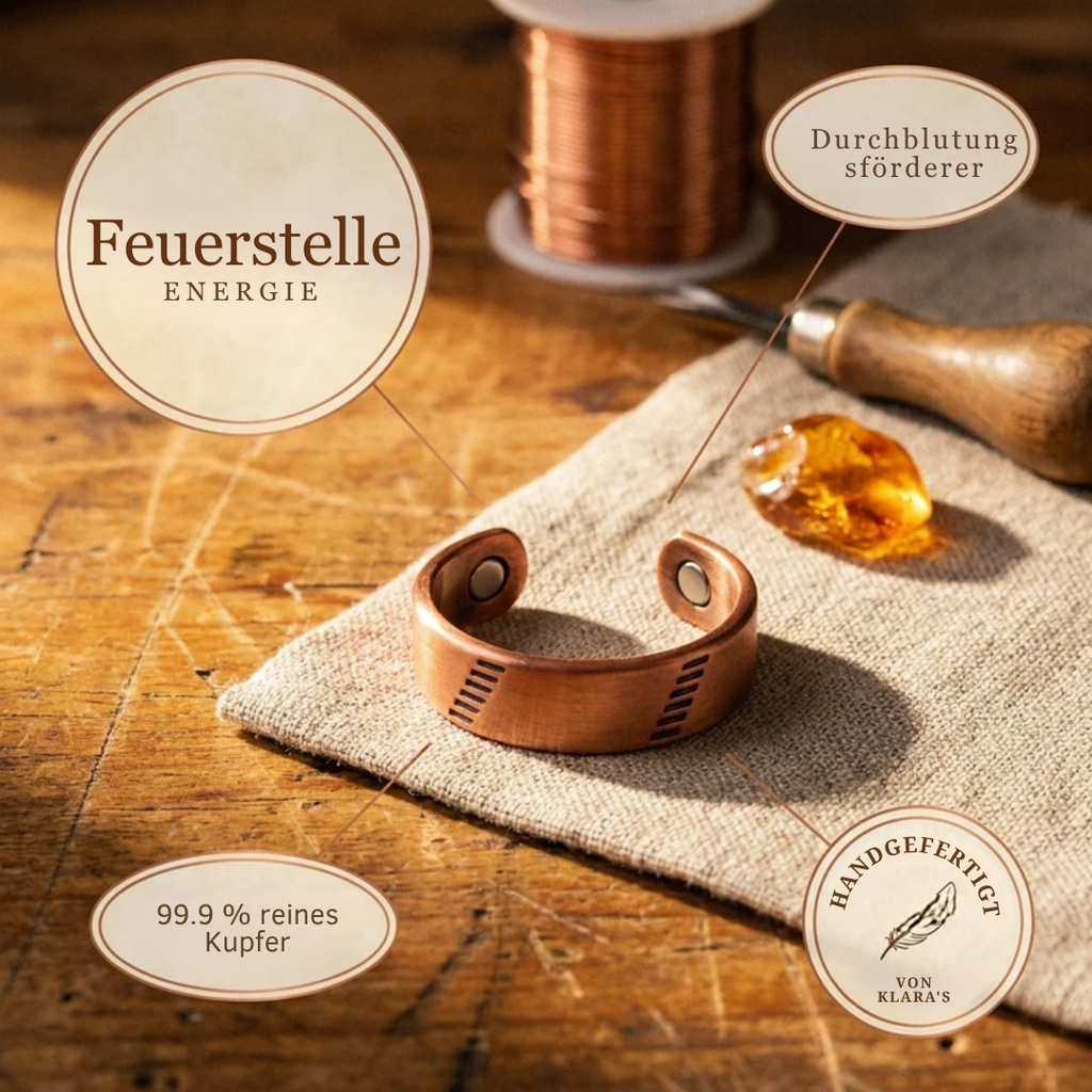 Klara’s Feuerstelle Kupferring