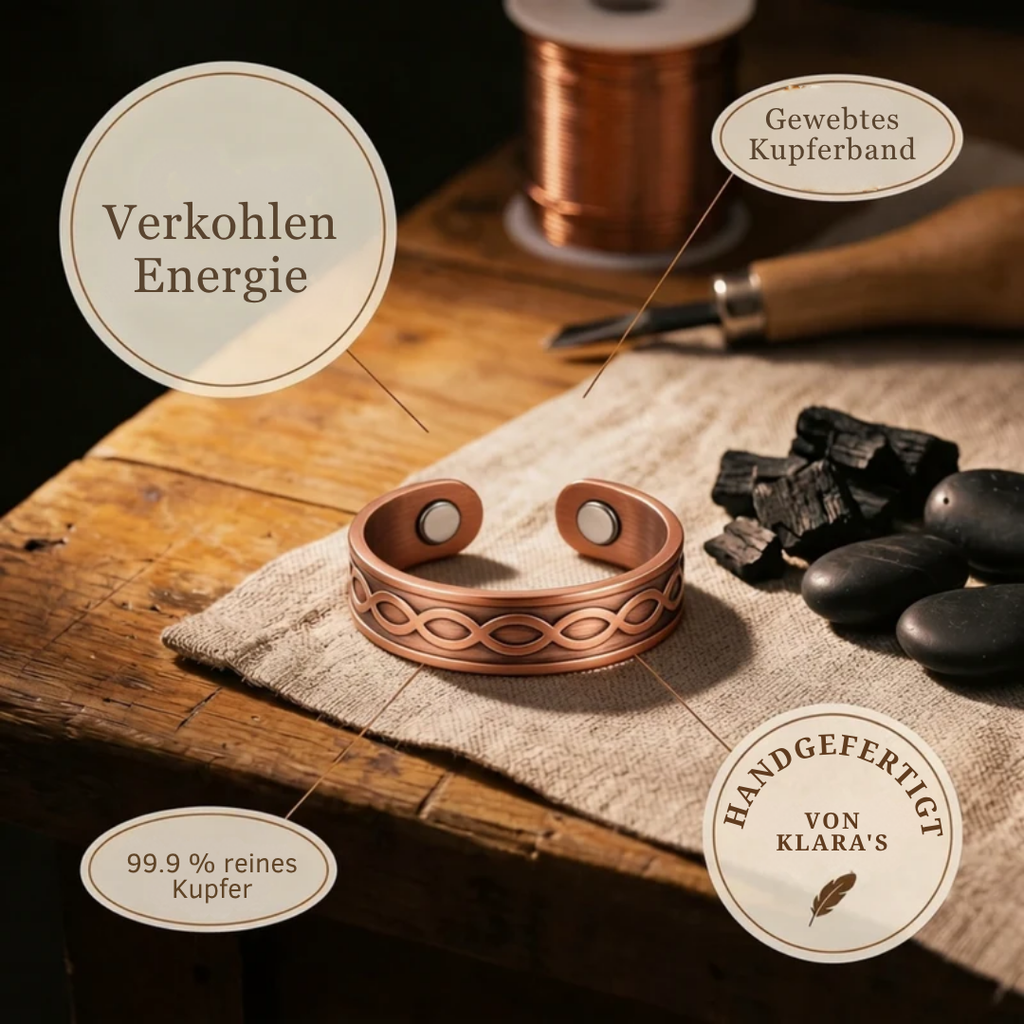 Klara’s Verkohlen Kupferring
