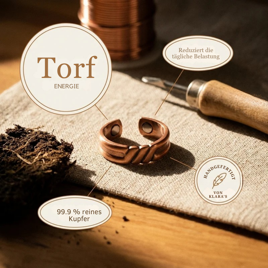 Klara's Torf Kupferring