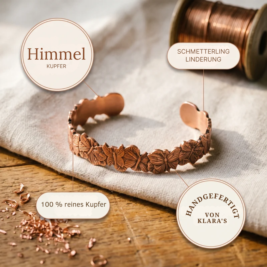 Klara's Himmel Kupferarmband
