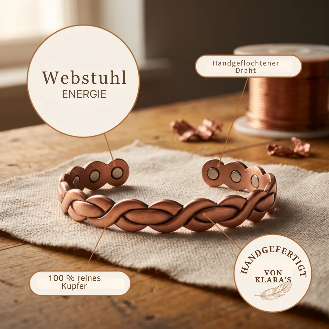 Klara's Webstuhl Kupferarmreif