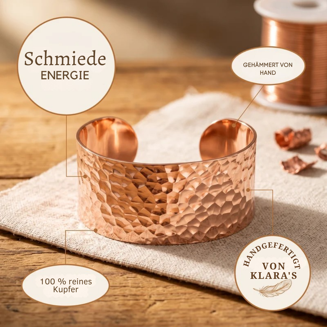 Klara's Schmiede Kupferarmreif