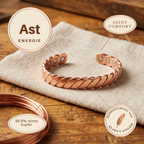 Klara's  Ast Kupferarmreif
