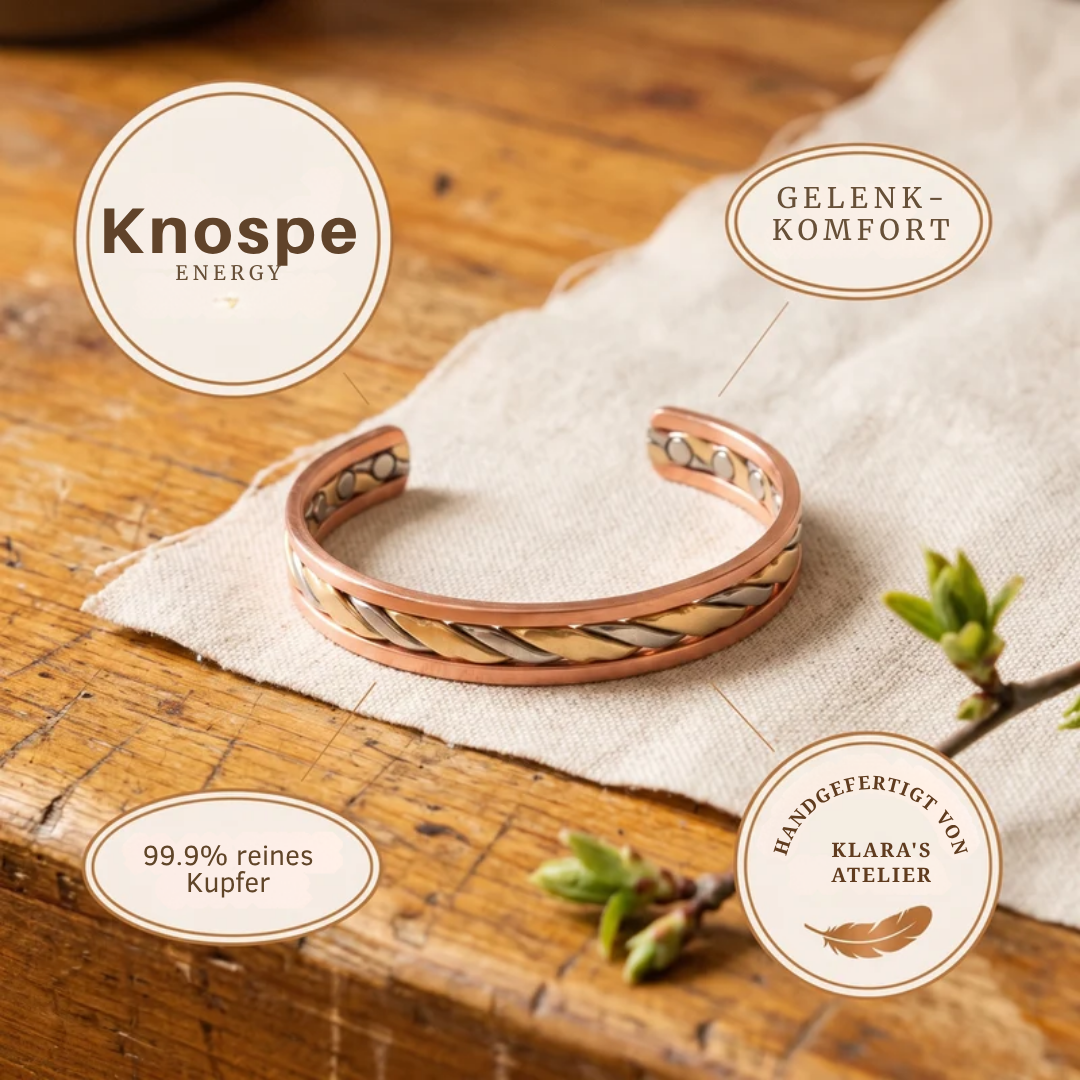 Klara's Knospe Kupferarmreif