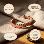 Klara’s Moss Kupferarmband