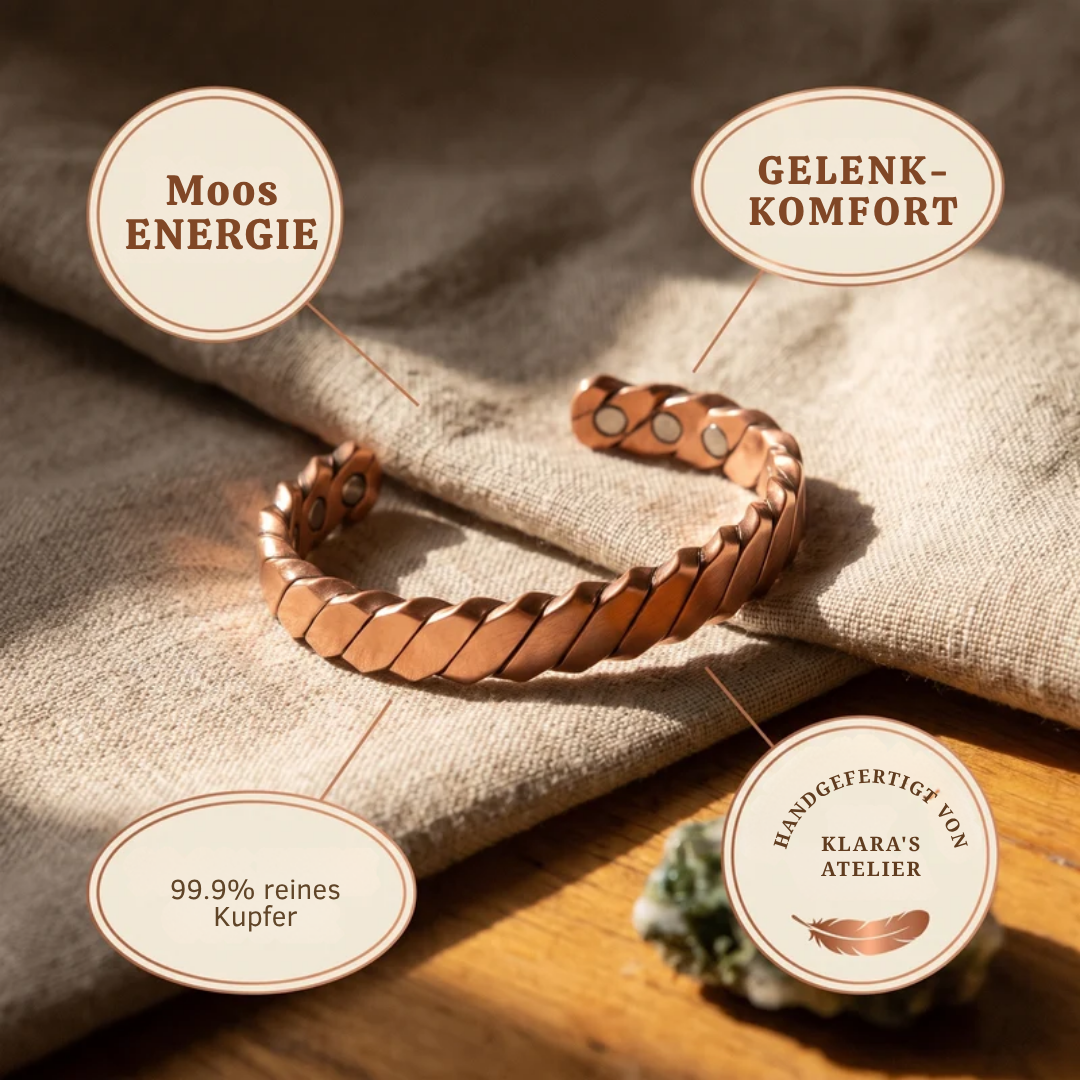 Klara’s Moss Kupferarmband