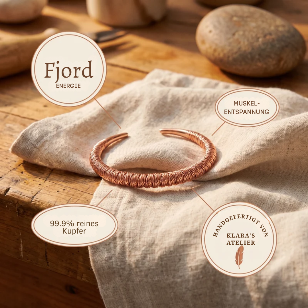 Klara’s Fjord Kupfer-Manschettenarmband