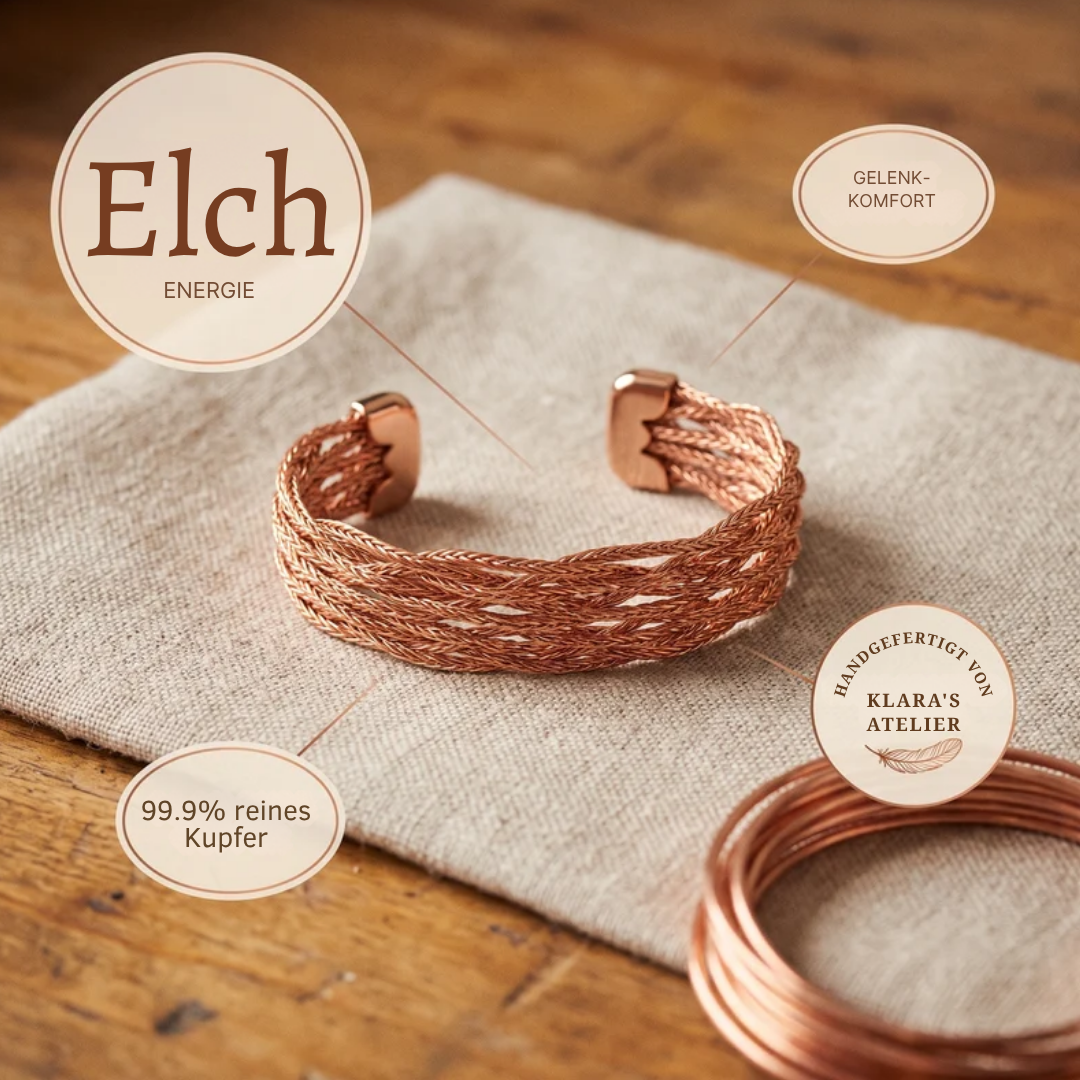 Klara’s Elch Kupferarmband