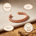 Klara’s Brombeere Kupferarmband