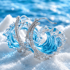 Ocean's Oath Silver Earrings