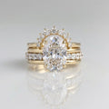 Elegant European Style Stacked Zirconia Diamond Ring