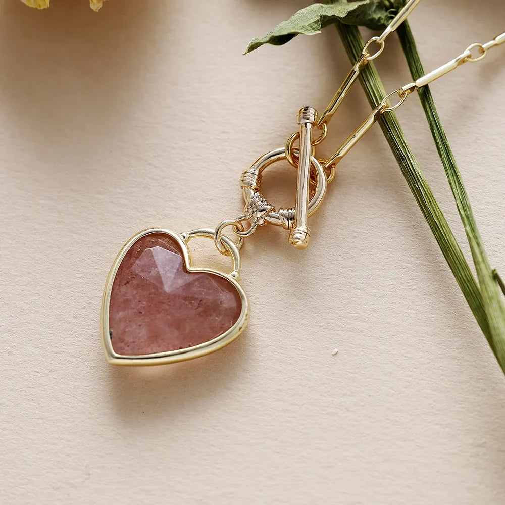 Elegante vergoldete Gliederkette „Love Bound“