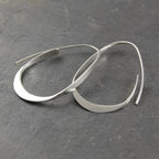 Vintage Minimalist Twisted Hoop Earrings
