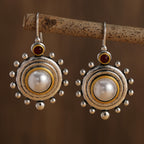 Vintage Pearl Statement Stud Earrings