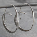 Vintage Minimalist Twisted Hoop Earrings