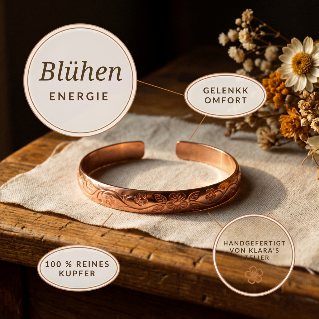 Klara’s Bloom Kupferarmband