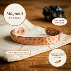 Klara’s Lodestone Kupferarmband