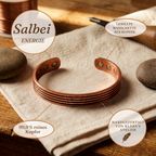 Klara’s Sage Kupferarmband