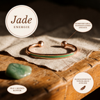 Klara’s Jade Kupferarmband