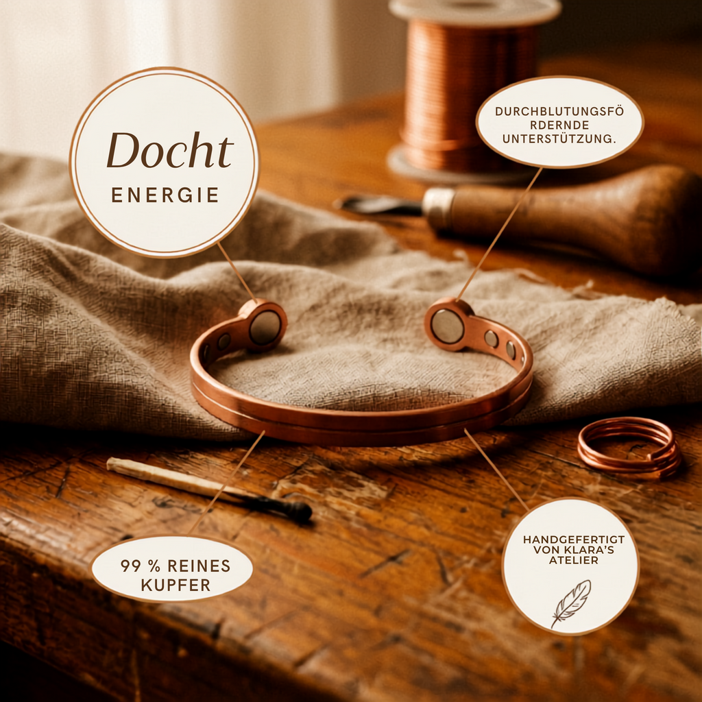 Klara’s Wick Kupferarmband