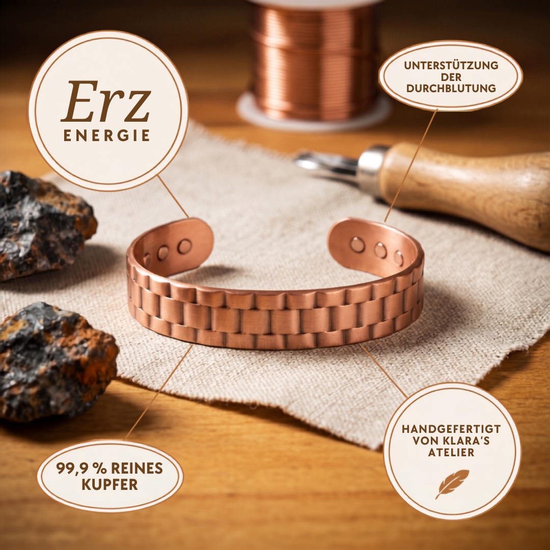 Klara’s Ore Herren-Kupferarmband