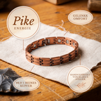 Klara’s Pike Herren-Kupferarmband