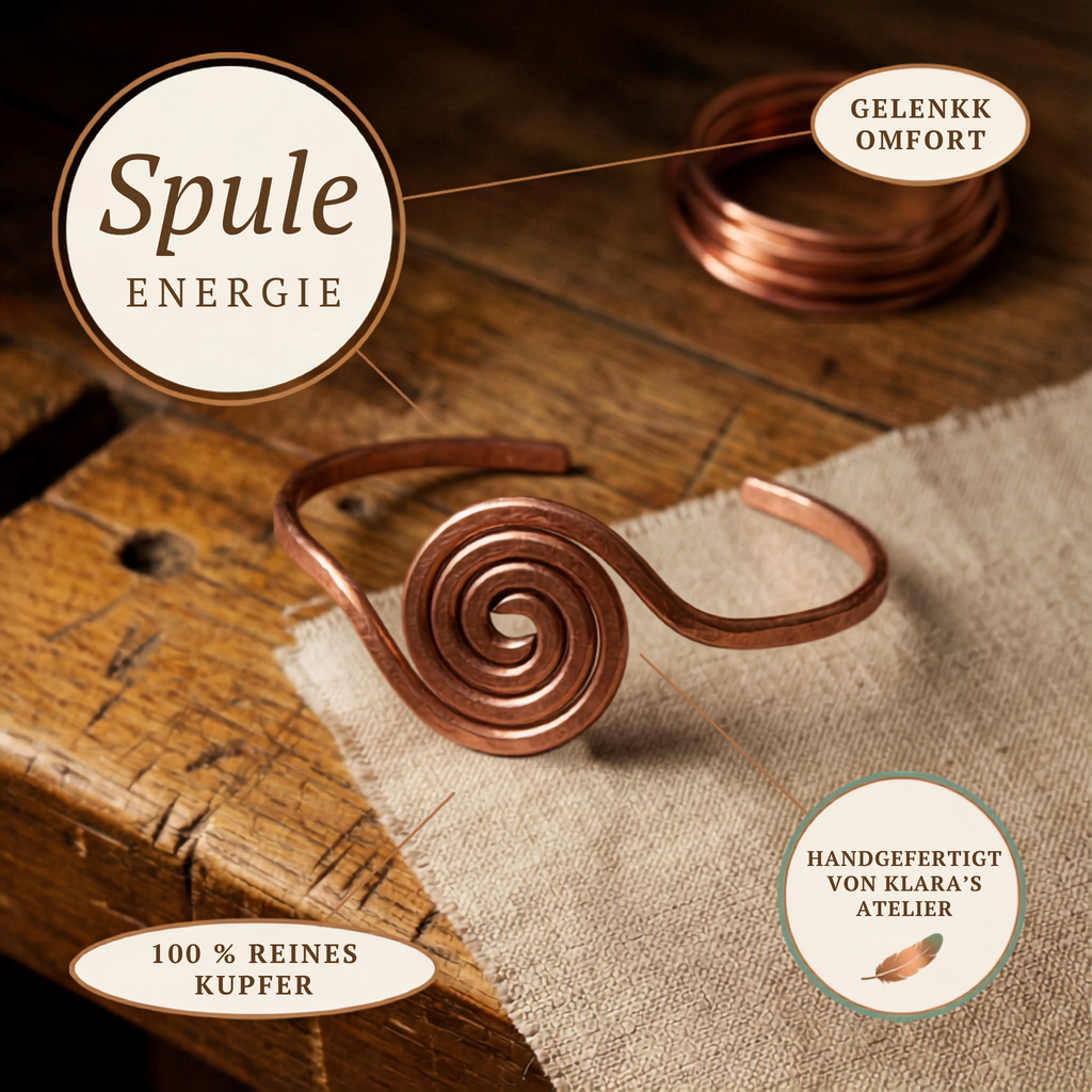 Klara’s Coil Kupfer-Fußkette