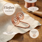 Klara’s Flow Kupfer-Handspirale