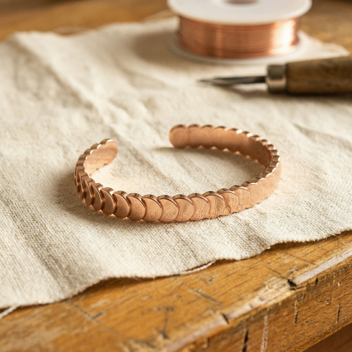 Klara’s Tide Kupferarmband