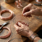 Klara’s Flow Kupfer-Handspirale