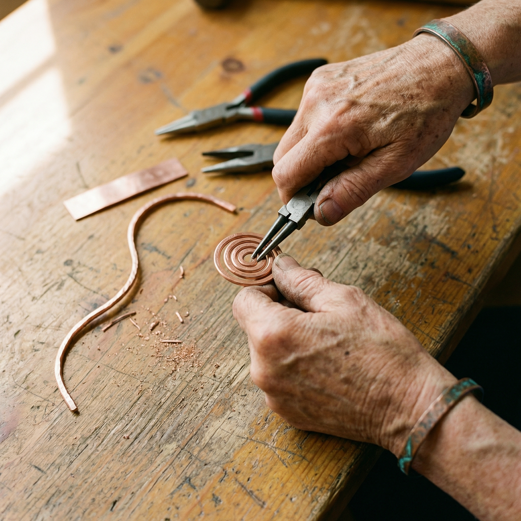 Klara’s Coil Kupfer-Fußkette