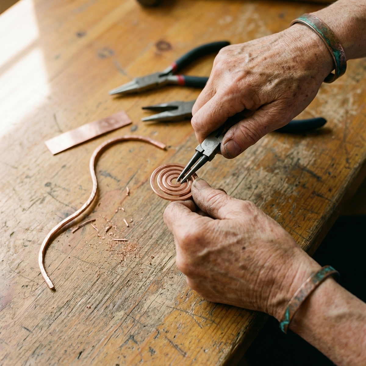 Klara’s Coil Kupfer-Fußkette