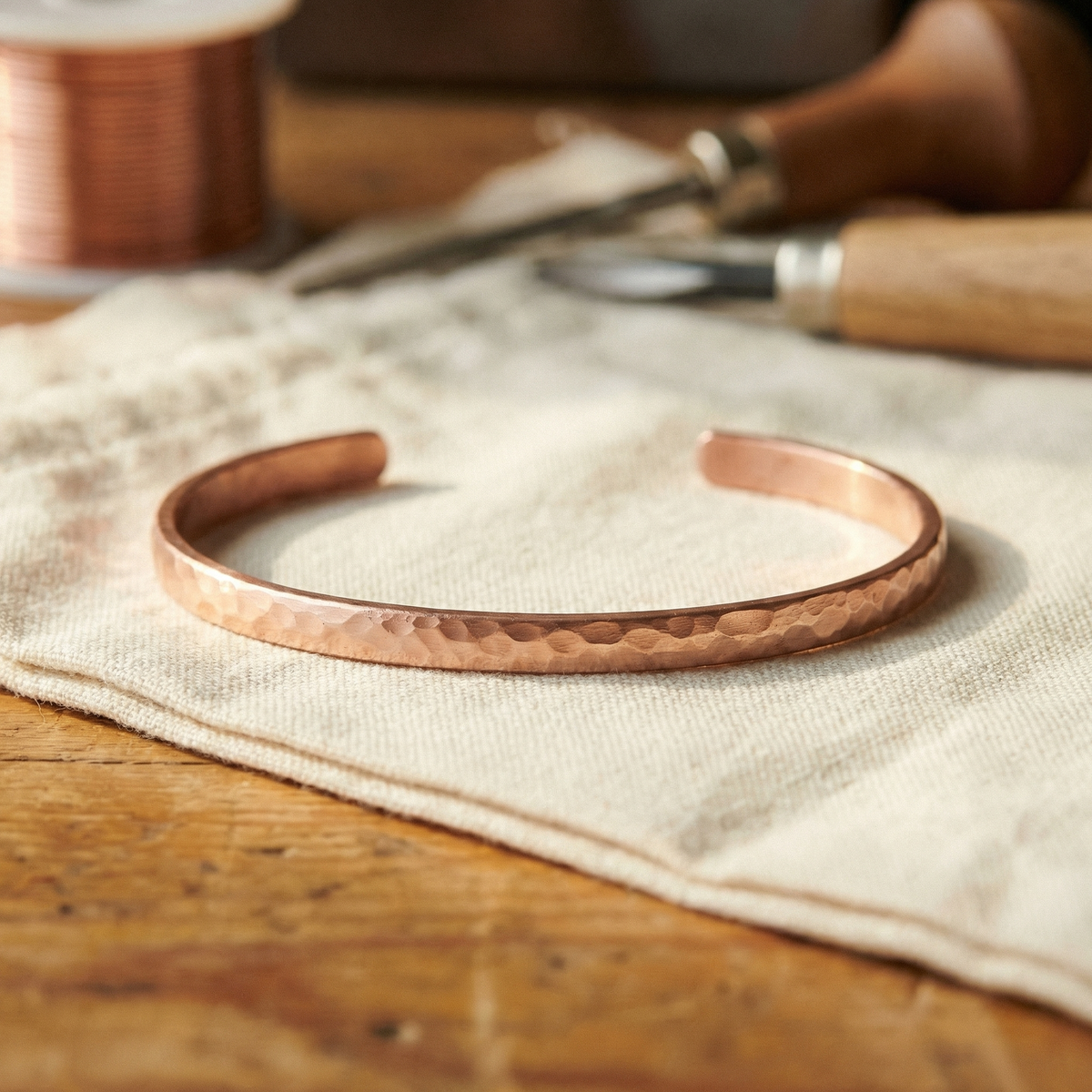 Klara’s Sand Kupfer-Fußkette