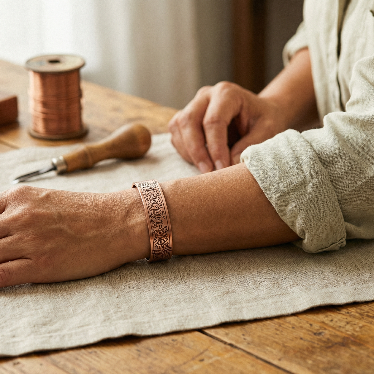 Klara’s Drift Kupferarmband