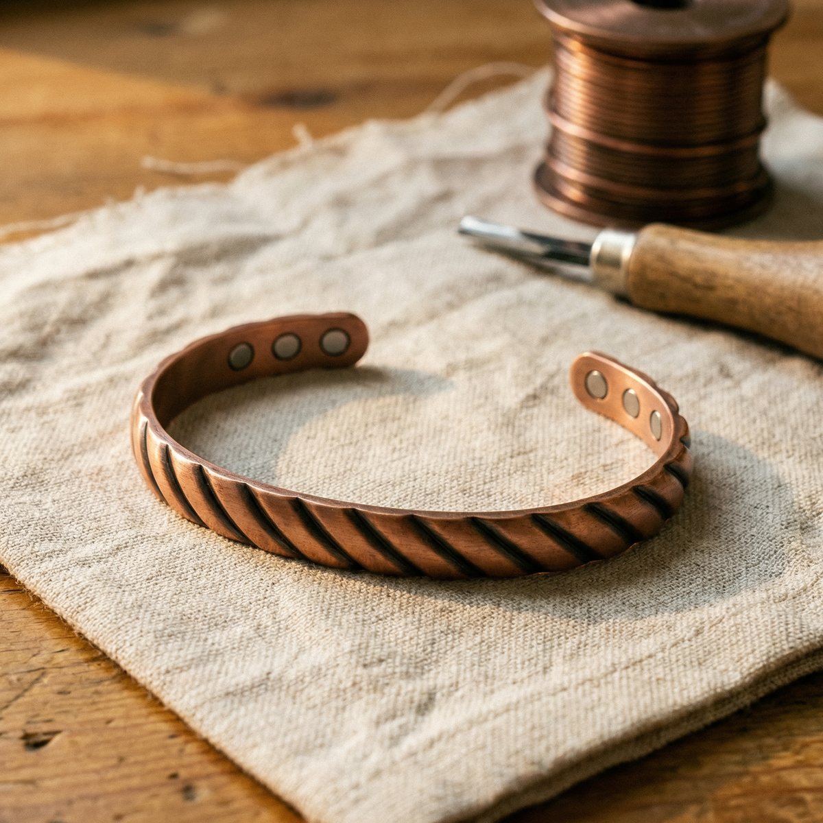 Klara’s Thorn Kupferarmband