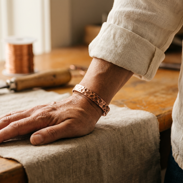 Klara’s Furrow Kupferarmband