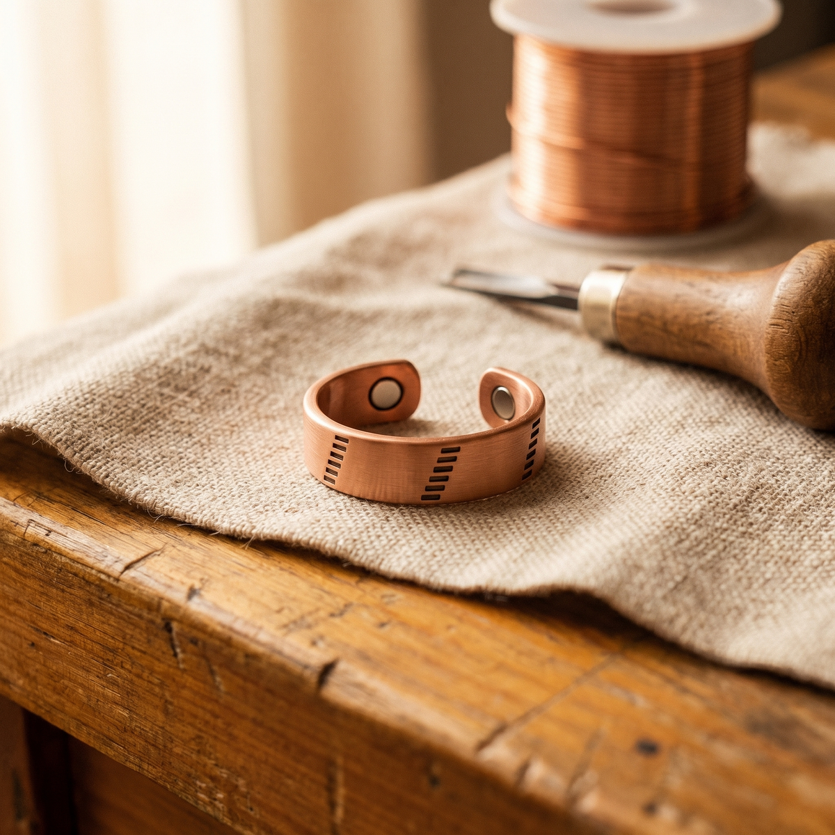 Klara’s Feuerstelle Kupferring