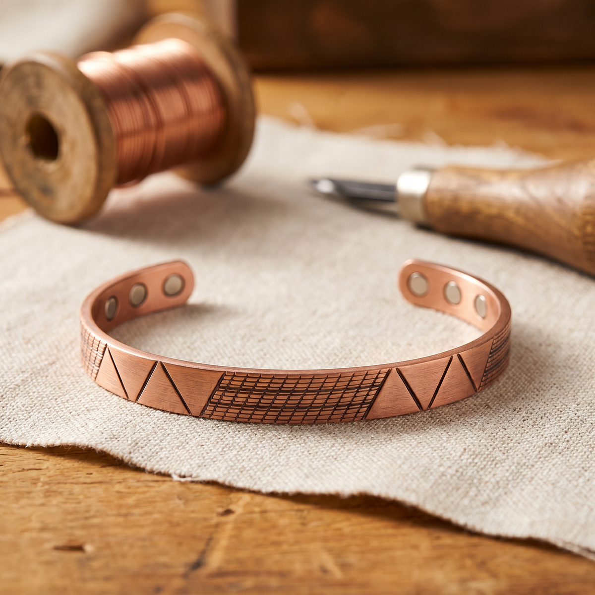 Klara’s Crest Kupferarmband